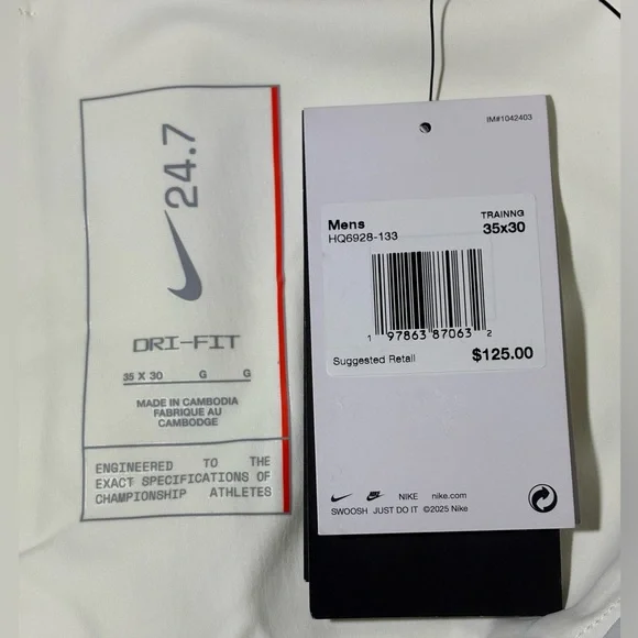 Nike 24.7 PerfectStretch Men's Dri-FIT 5-Pocket Slim-Fit Pants HQ6928-133 35x30